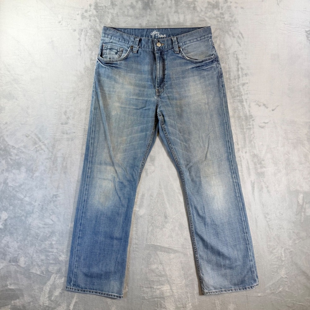 Mavi Matt Straight Leg Jeans Men's Size 32x32 Blue Light Wash Denim
